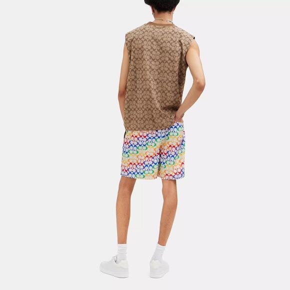 🌈Coach Rainbow Signature Swim Trunks - Picture 3 of 11